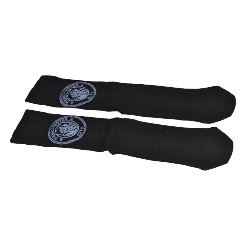 Manchester City FC Unisex Adult Logo Socks / Black/White